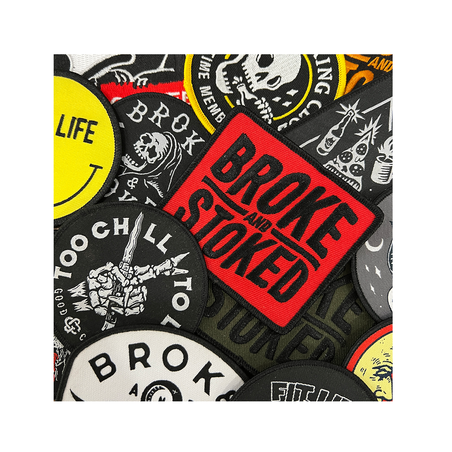 Random Patch Stickers random patches – lowlifemtl